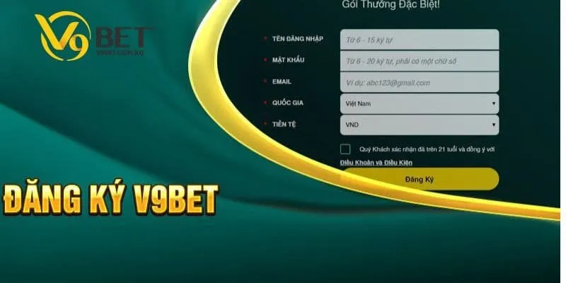 Đăng Ký V9bet Trở Thành Hội Viên Trong Vòng Vài Phút 1 đăng ký v9bet