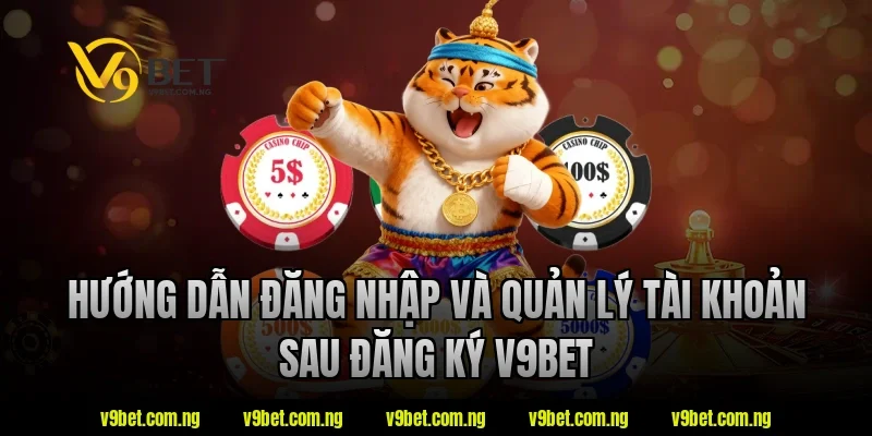 Hướng dẫn đăng nhập và quản lý tài khoản sau đăng ký v9bet